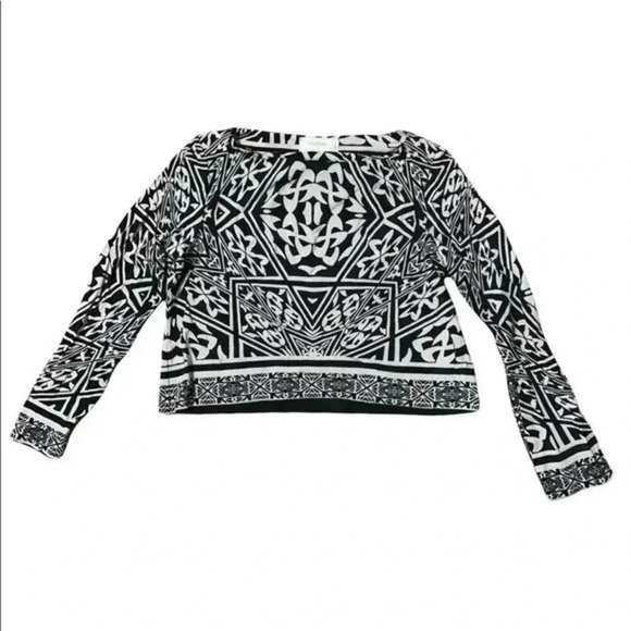 Nicole Miller Womens Rayon Abstract Print Top S - Picture 1 of 6